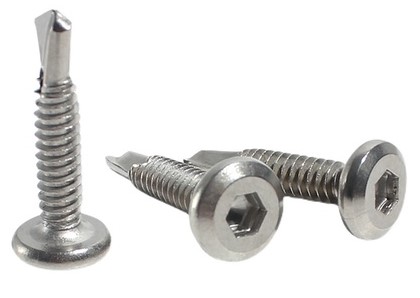 不銹鋼平頭內(nèi)六角鉆尾螺絲