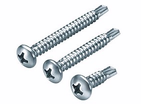 不銹鋼、碳鋼圓頭鉆尾螺絲