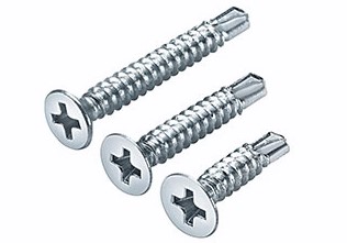 不銹鋼、碳鋼沉頭鉆尾螺絲