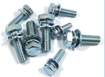 高強鍍鋅外六角三組合螺絲