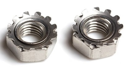 不銹鋼K型帶齒螺帽
