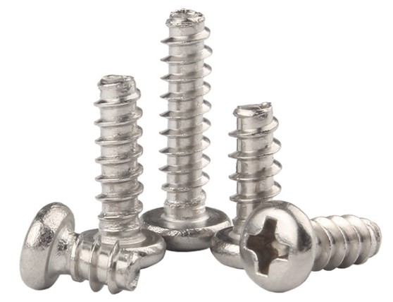 不銹鋼十字盤頭平尾自攻釘