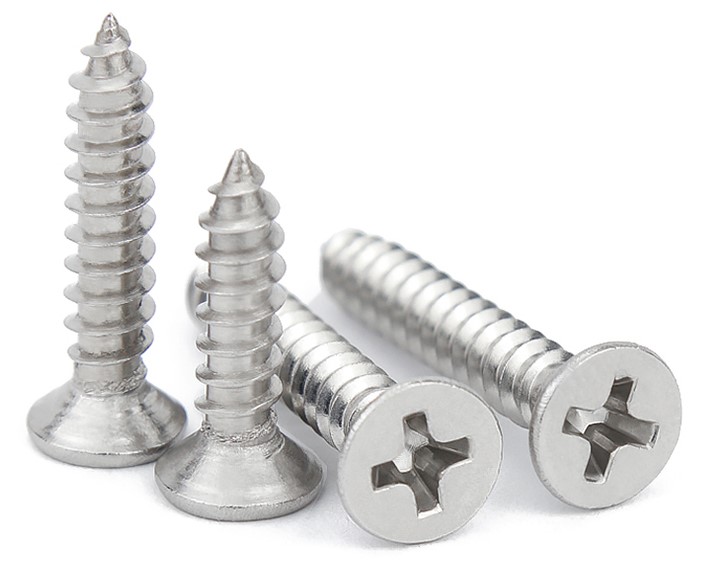 不銹鋼十字沉頭自攻螺釘